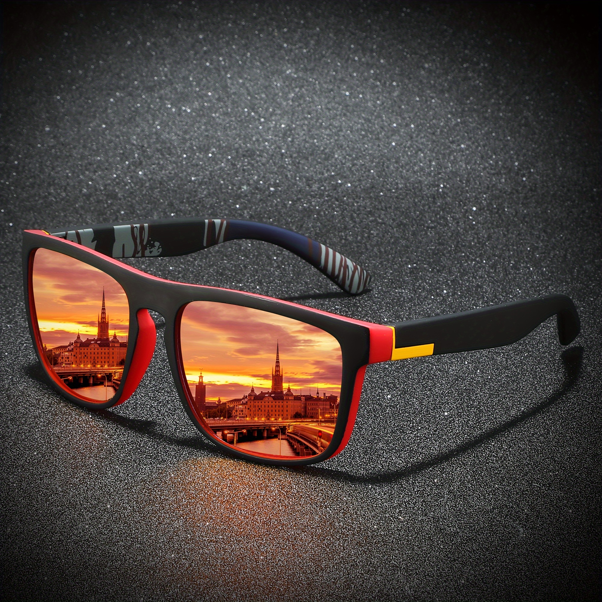 mens glasses colorful lens drivers | Temu Bahrain