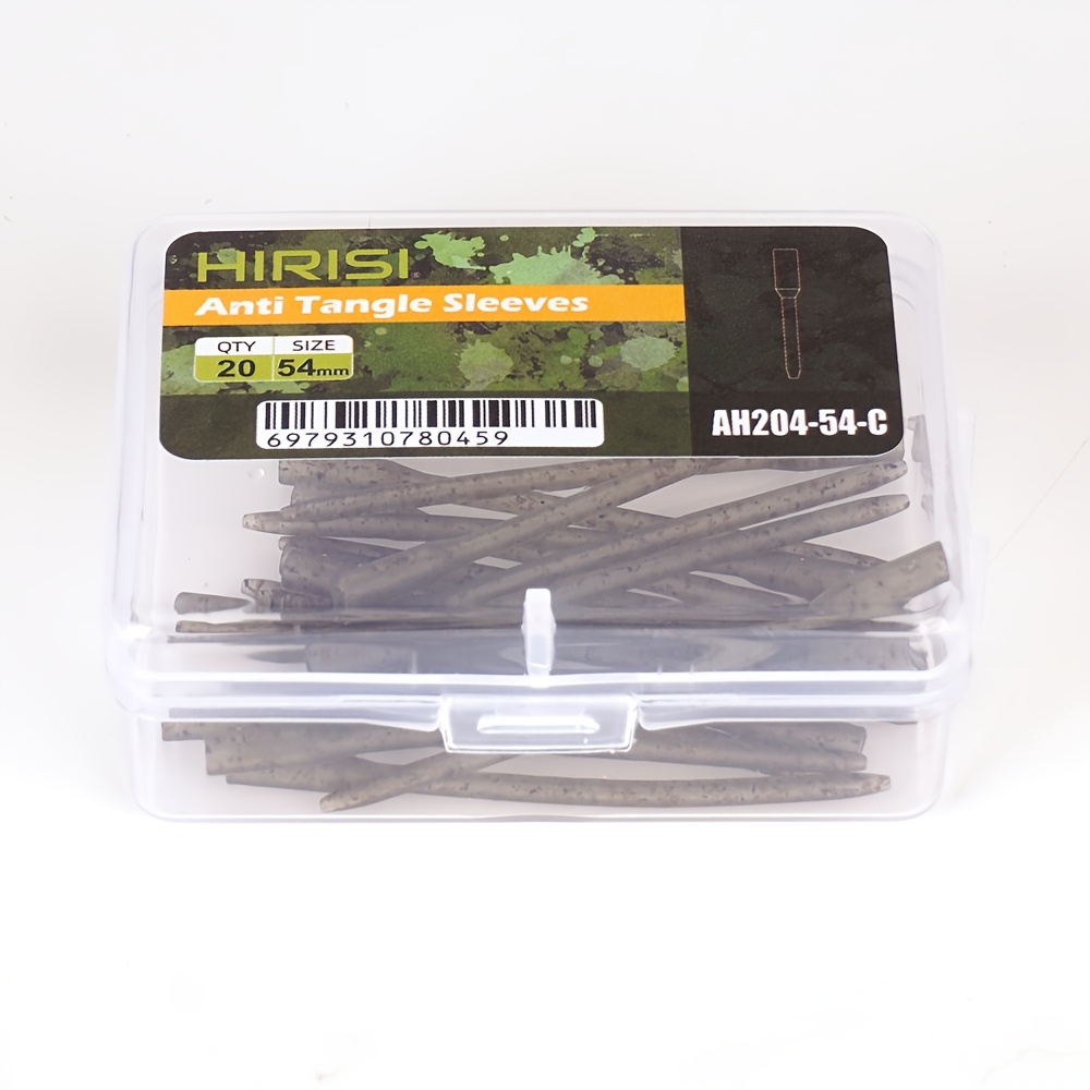 Image of Hirisi 20pcs Carp Fishing Anti- Sleeve Set (30mm And 54mm), Suitable For Rig Accessories