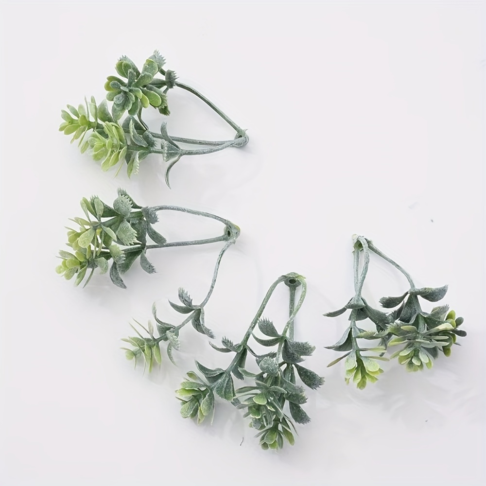 Image of 30pcs, Simulated Plant Leaves, Wedding Home Decoration, Hand-held Flower Accessories Diy Simulation Forest Accessories, Used For Holiday Decorations