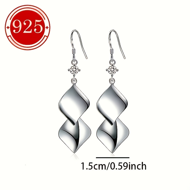 Women's 925 Sterling Silver Double-Layer Leaf Stud Earrings — Elegant Gift