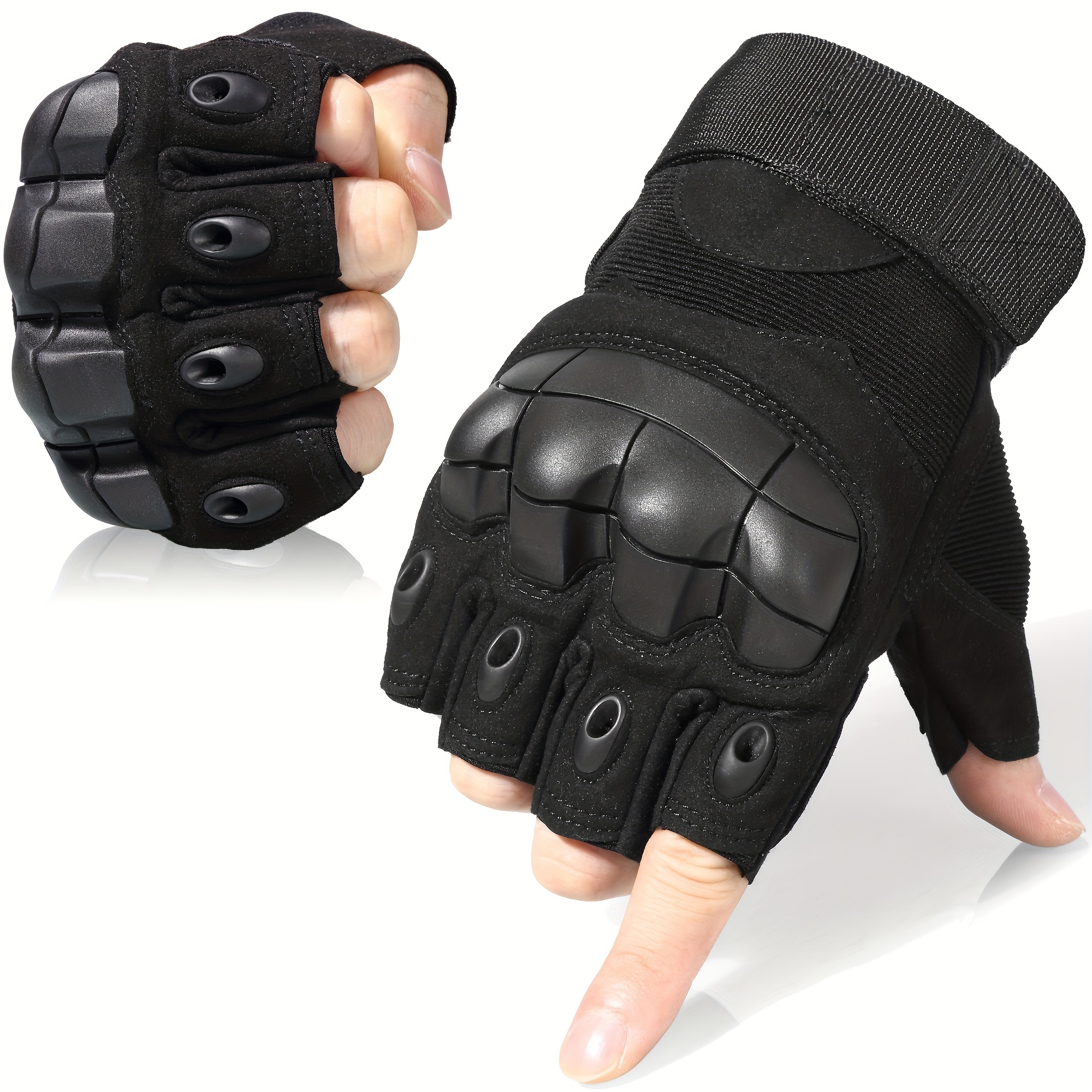 

Gants mi-doigts d'extérieur pour hommes, respirants et anti-humidité, parfaits pour le vélo, la randonnée et les activités hivernales, accessoire de costume d'Halloween