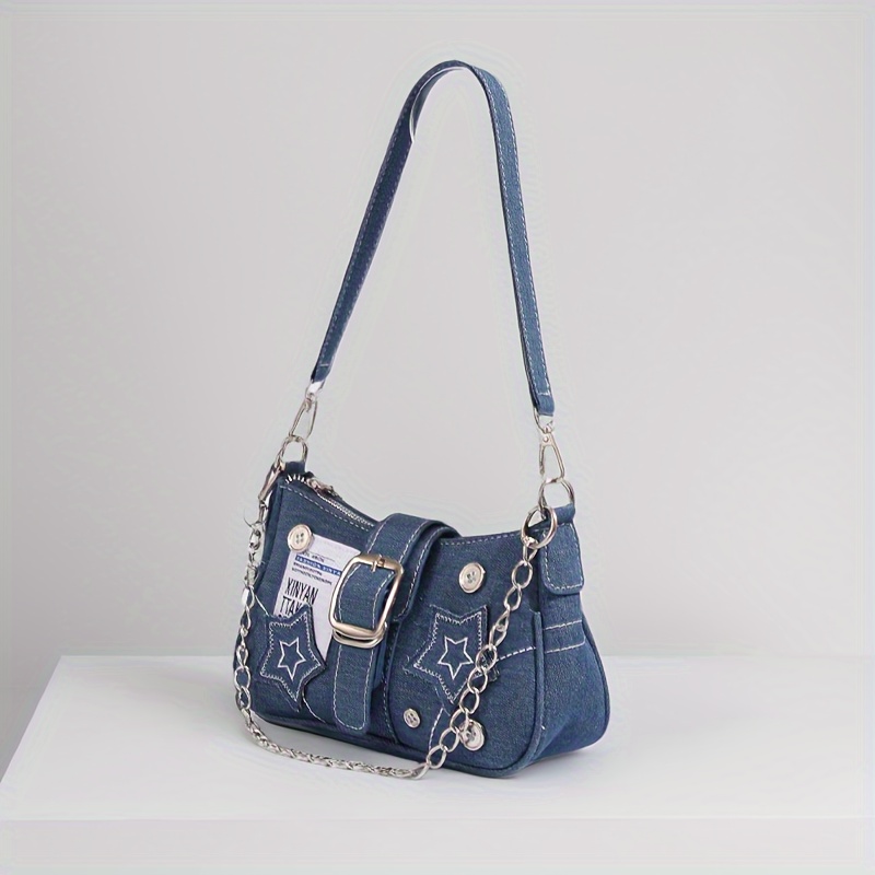 Sac à Bandoulière Y2K Femme – Rétro, Décontracté, Noir – 26x16.5x6 Cm – Pour Rendez-vous, Voyages, Fêtes, Shopping