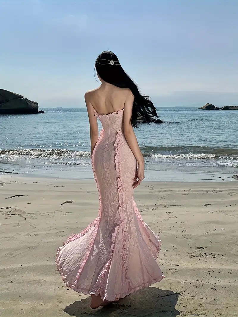 niche lace tube top dress an - Temu Mauritius niche lace tube top dress an - Temu Mauritius
