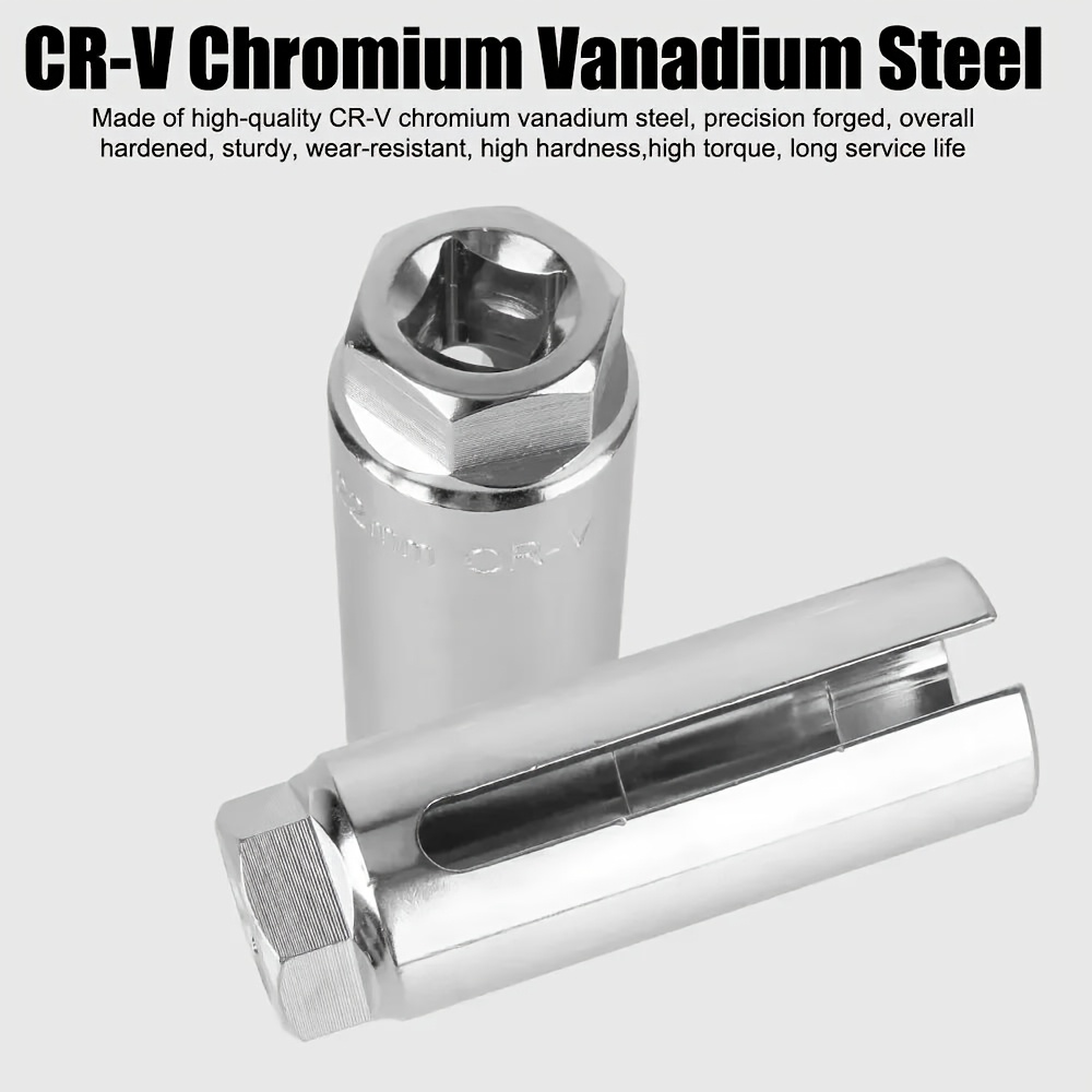 TEMU 【製品タイトル】車用酸素センサー取り外し・取り付けツール 22mm ドライブソケットレンチ 特殊修理ツール
