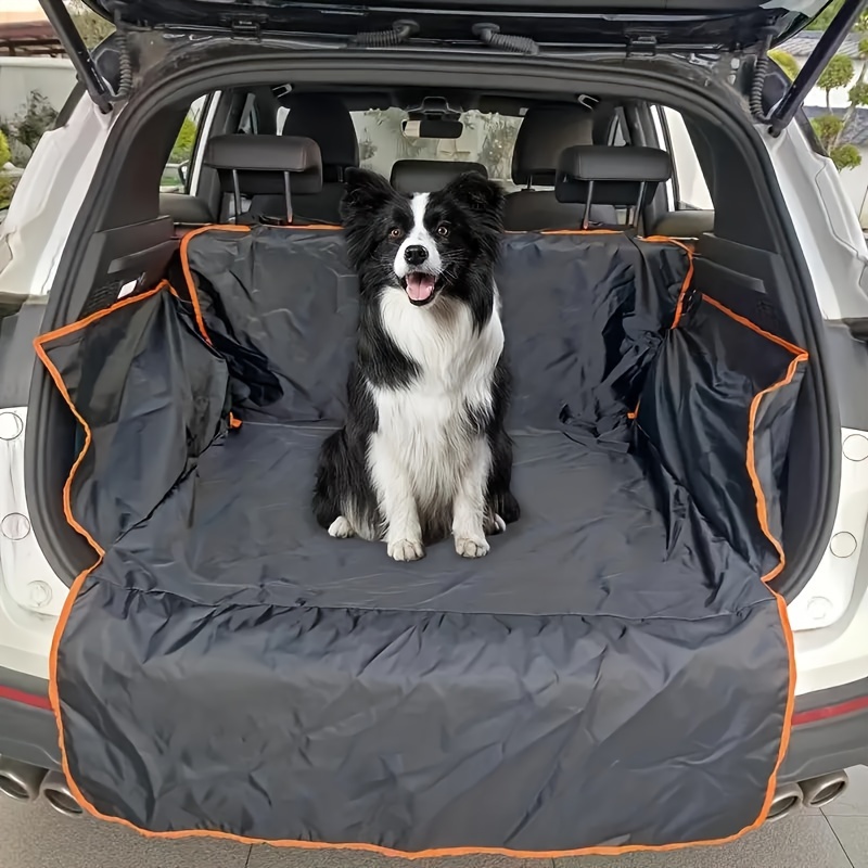 

Durable 420d Fabric Car Seat Cover For Pets - Protective Rear Trunk Liner For Dogs - Waterproof And Scratch Resistant Vehicle Cargo Mat