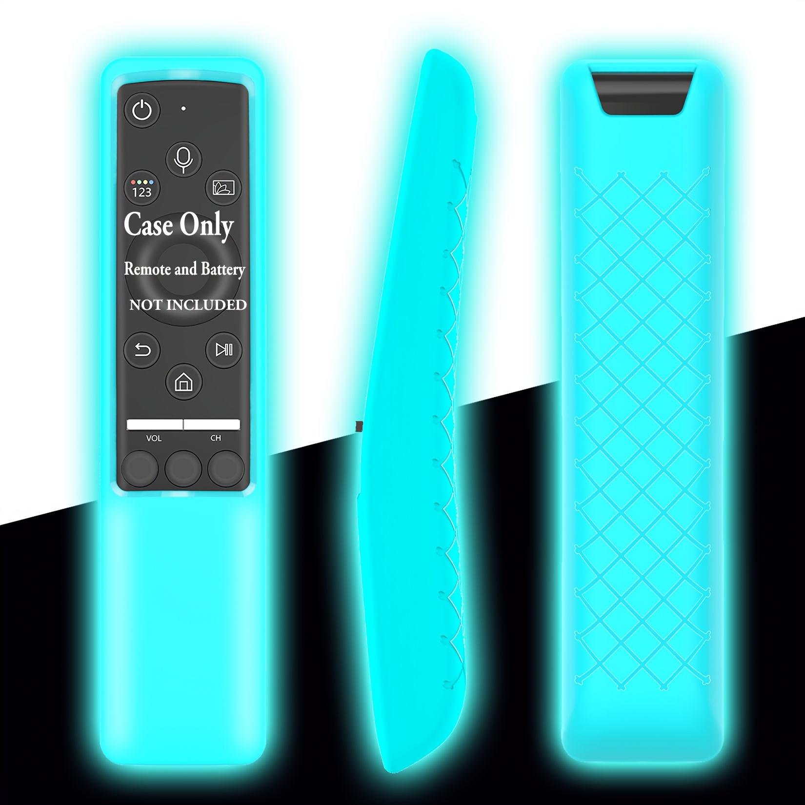 Image of 1pc Case Compatible With Tv Remote Bn59 Series -the-dark Silicone Cover