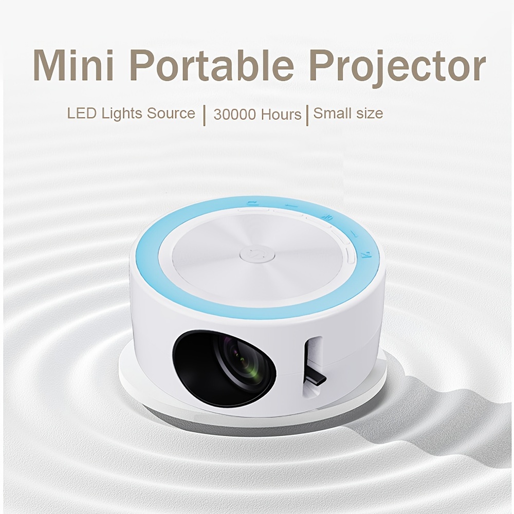 Mini proyector LED, portátil y de alto rendimiento para el hogar