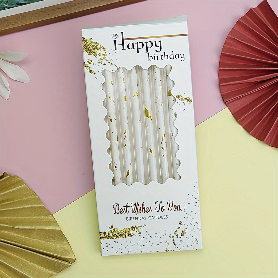 6-pack Pencil Cake Decorations, Happy Birthday Cake Toppers, Twist Baking Inserts,school,halloween,christmas
