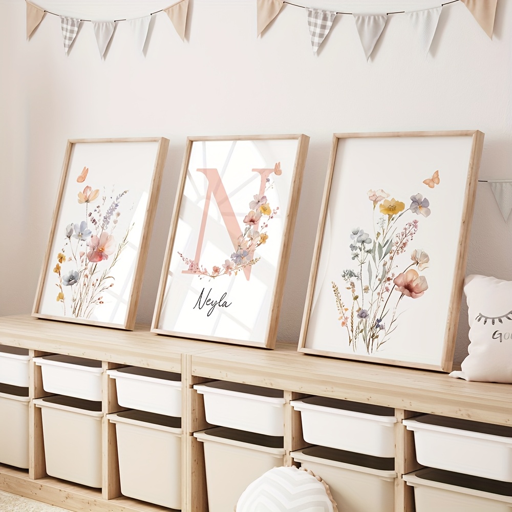 IHAPPYWALL Löwenzahn-Schmetterling Leinwand-Bild – 2-teilig, Blau-weiß, Fertig Gerahmt – Wandkunst Für Wohnzimmer, Bad & Schlafzimmer