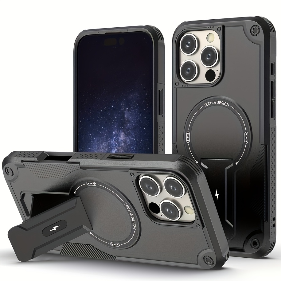 TEMU New Model Compatible With Iphone 16 Case, Protective Case For Iphone 15 Pro Max, Carbon Fiber Feel Case For Iphone 14 Pro, Drop Protection Case