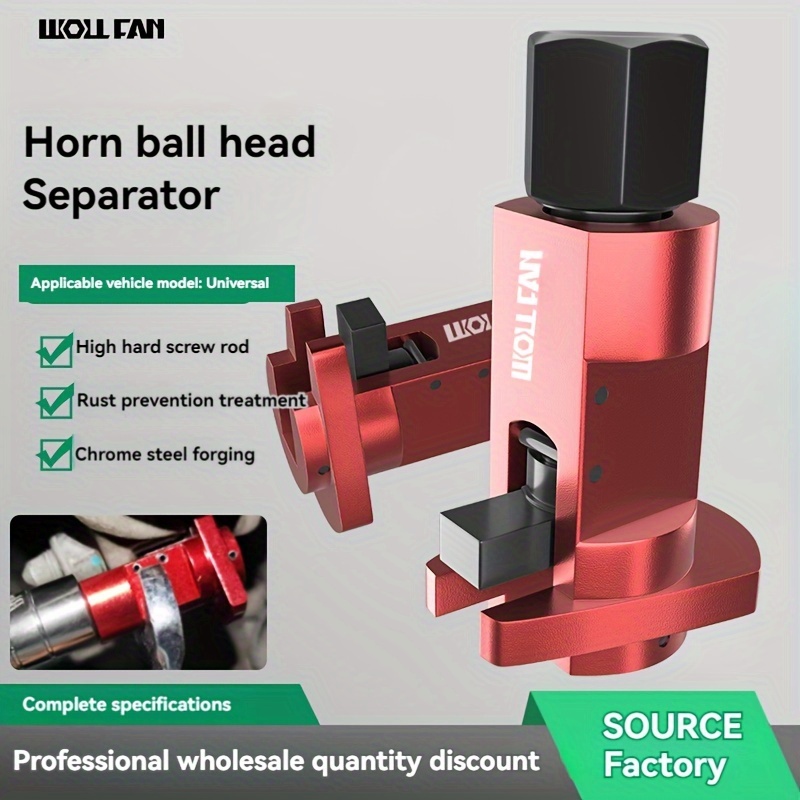 

Wollfan Professional Car Shock Disassembly Tool - Material, Ball Head Separator & Lower Arm Removal