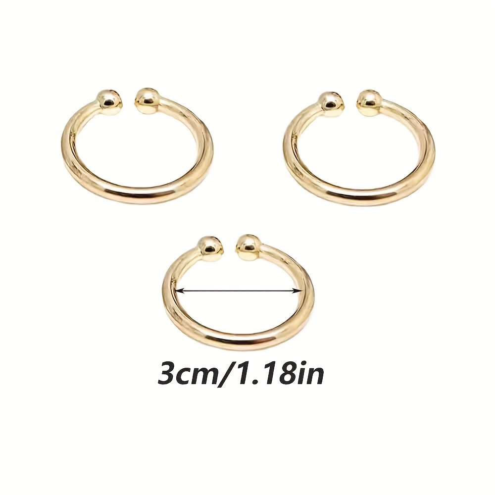 TEMU 3pcs Set Clothing Metal Non-rotatable Clothing Hat Additions Waist Belt Shoe Upper Hardware