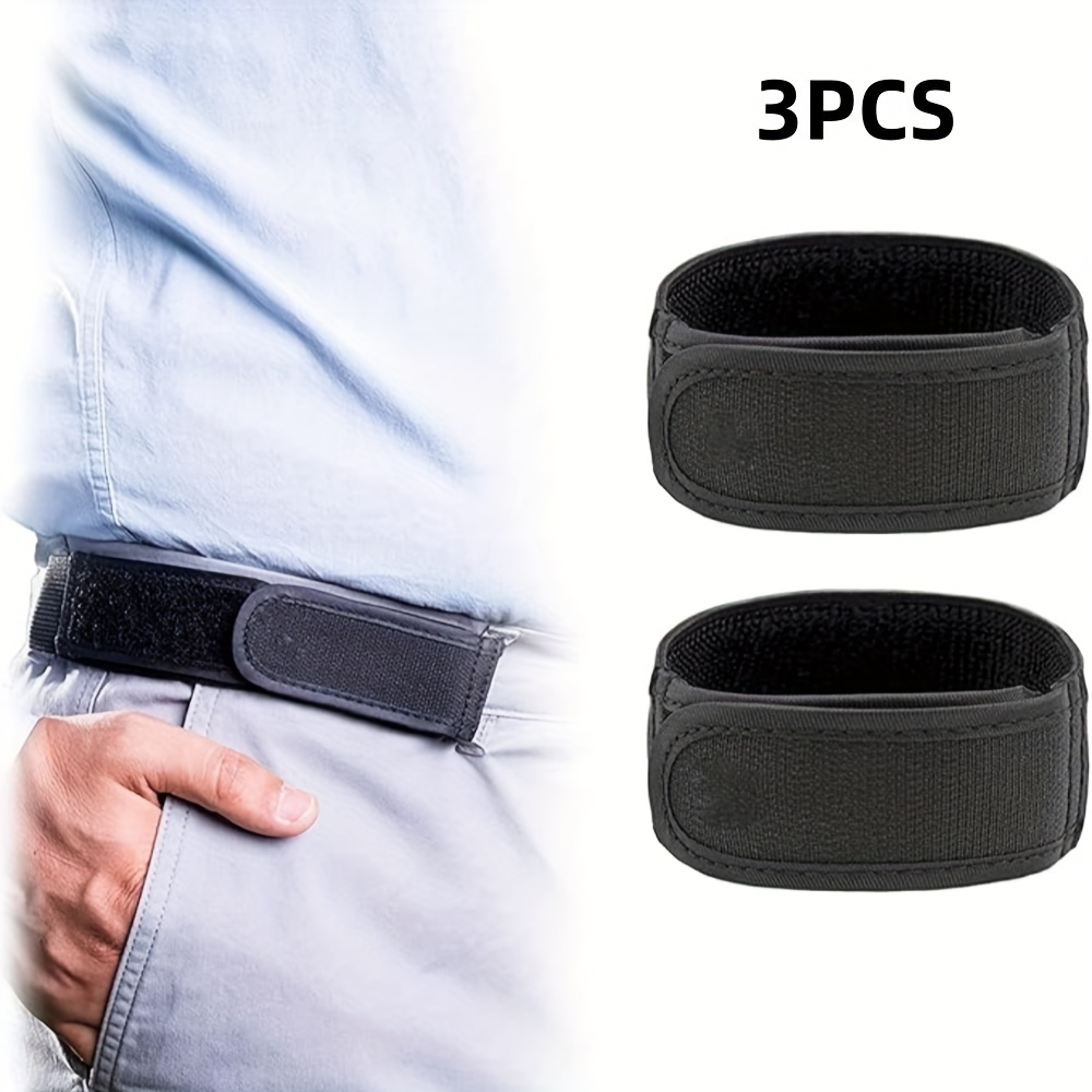 

3-pack No Buckle Belts For Men & Women, Elastic Stretch Adjustable Waistbands, Fashionable Cool Style, Regular Fit, No Buckle Design