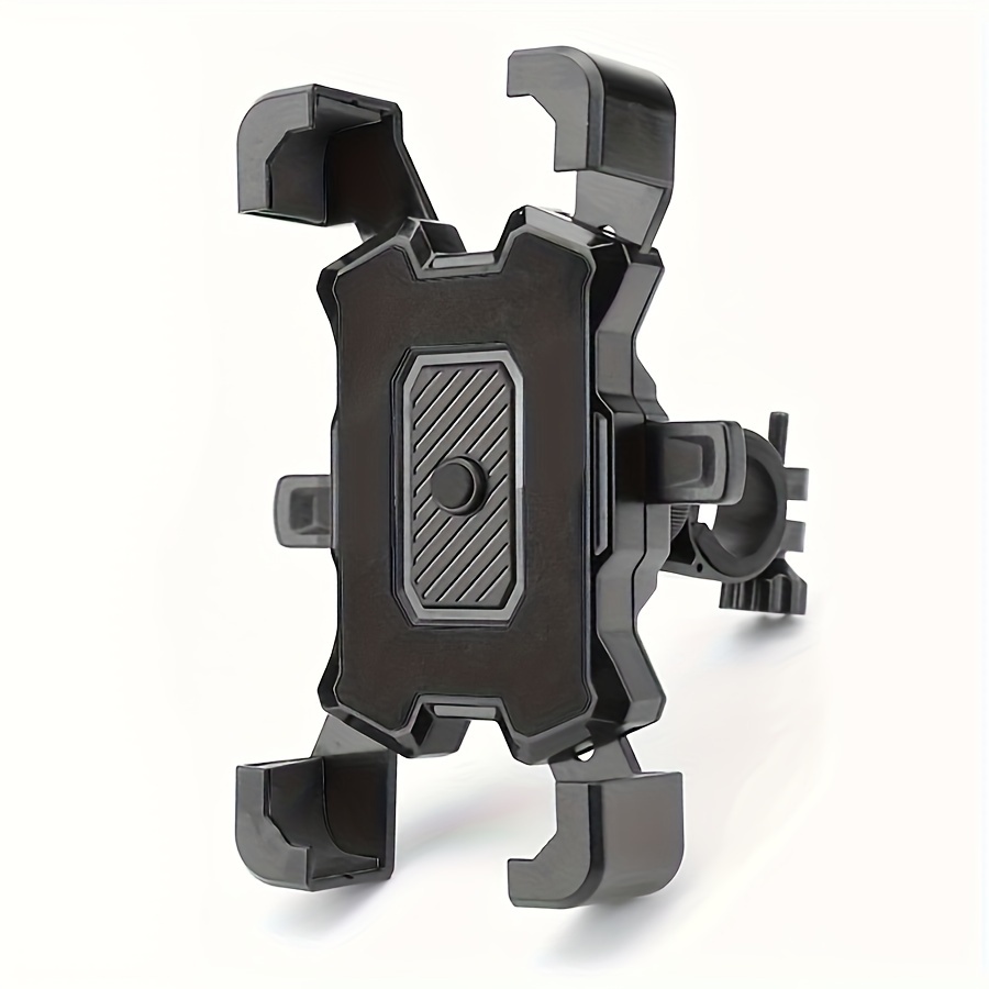 TEMU 360° Rotatable & Adjustable /motorcycle Phone Mount - Shockproof, For Iphone, , For Xiaomi - Durable Abs Material