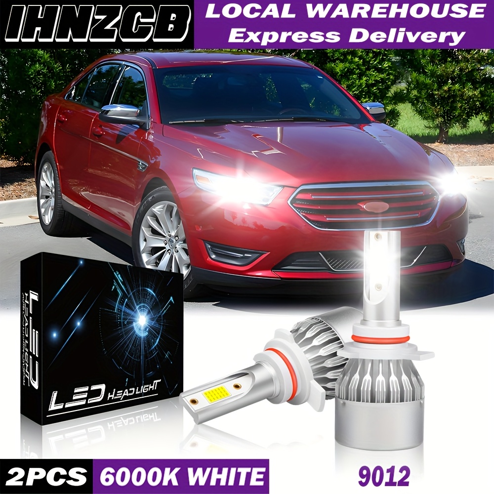For Ford Sel Se Sedan 2.0l 3.5l 2013-2019 9012 Led Headlight Bulb