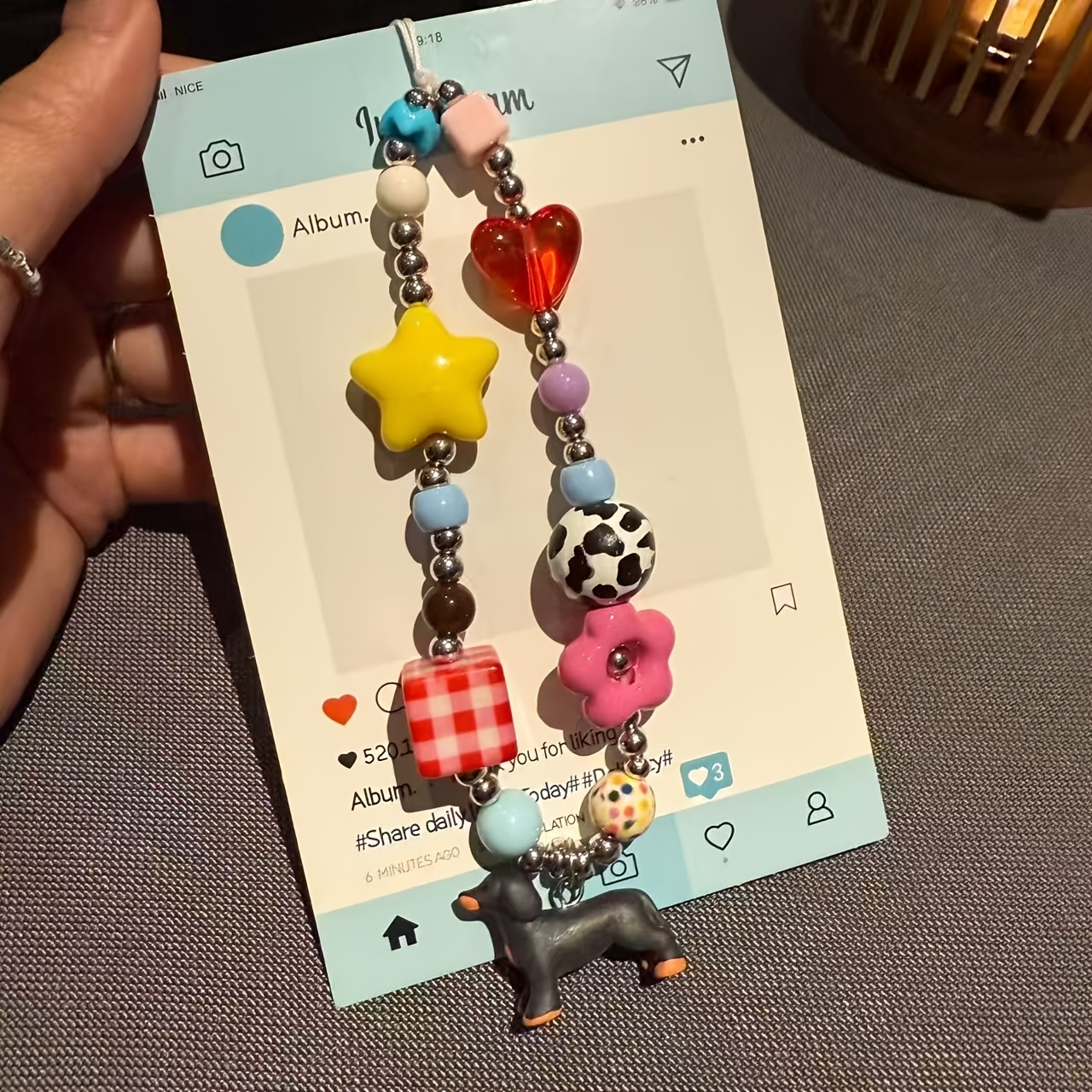 TEMU 【トレンド】風 フンド トラップ スマイリーベード付き ペット好きに最適 ホリデーギフトにも