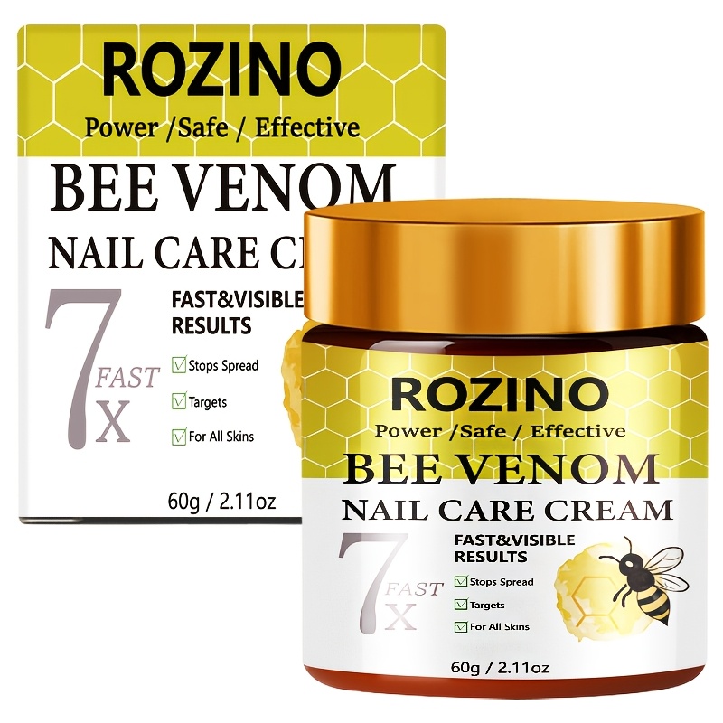 Image of 95% Super Strong Bee Venom Nail +, Nails In , Strength - 98% Change, Maintains Good Condition, Stops Spreading In , Nails, Quick/hardening, Enhances Nail Shine, Strengthens Nails
