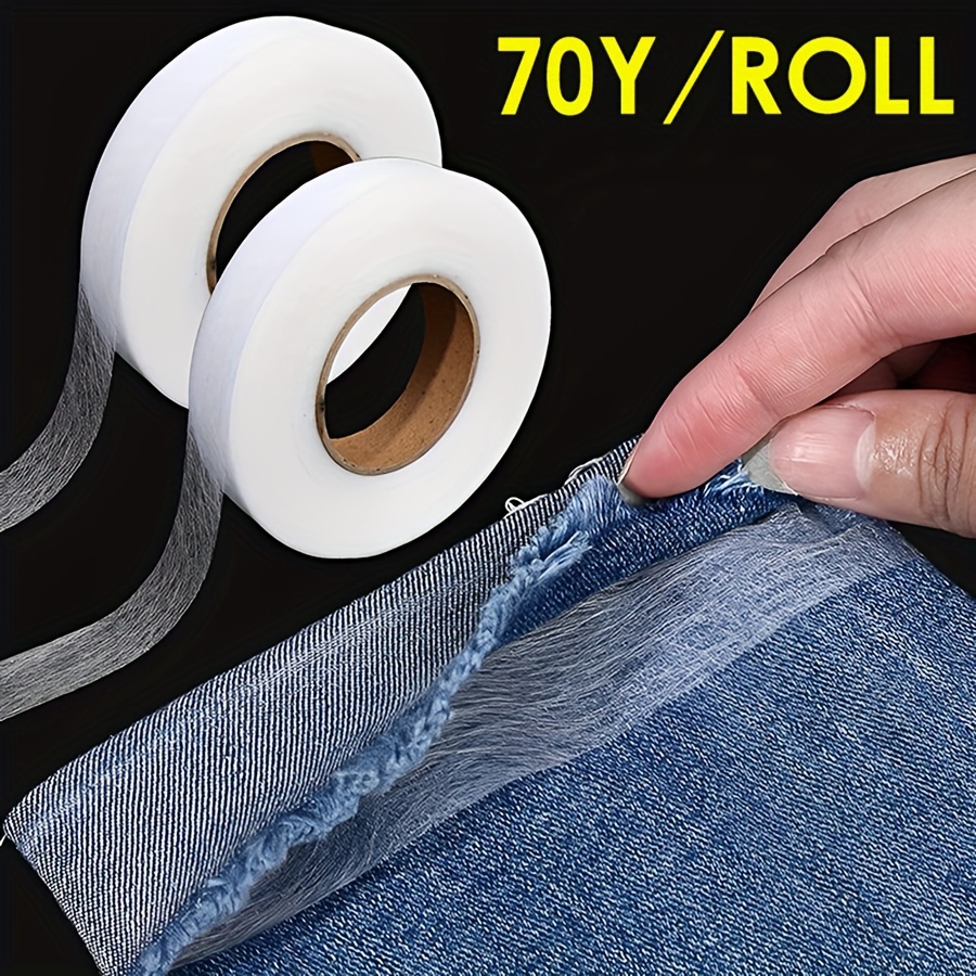 

60meters/roll Double-sided Non-woven Interlining Adhesive Fabric Cloth Iron On Hem Tape Interlining Web Diy Sewing Craft