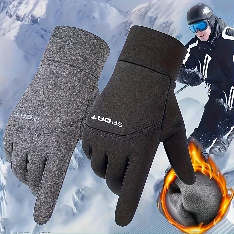 

Winter Bicycle Gloves Men Women Touch Screen Cold Weather Warm Gloves Freezer Work Thermal Gloves For Running Cycling Ski Hiking