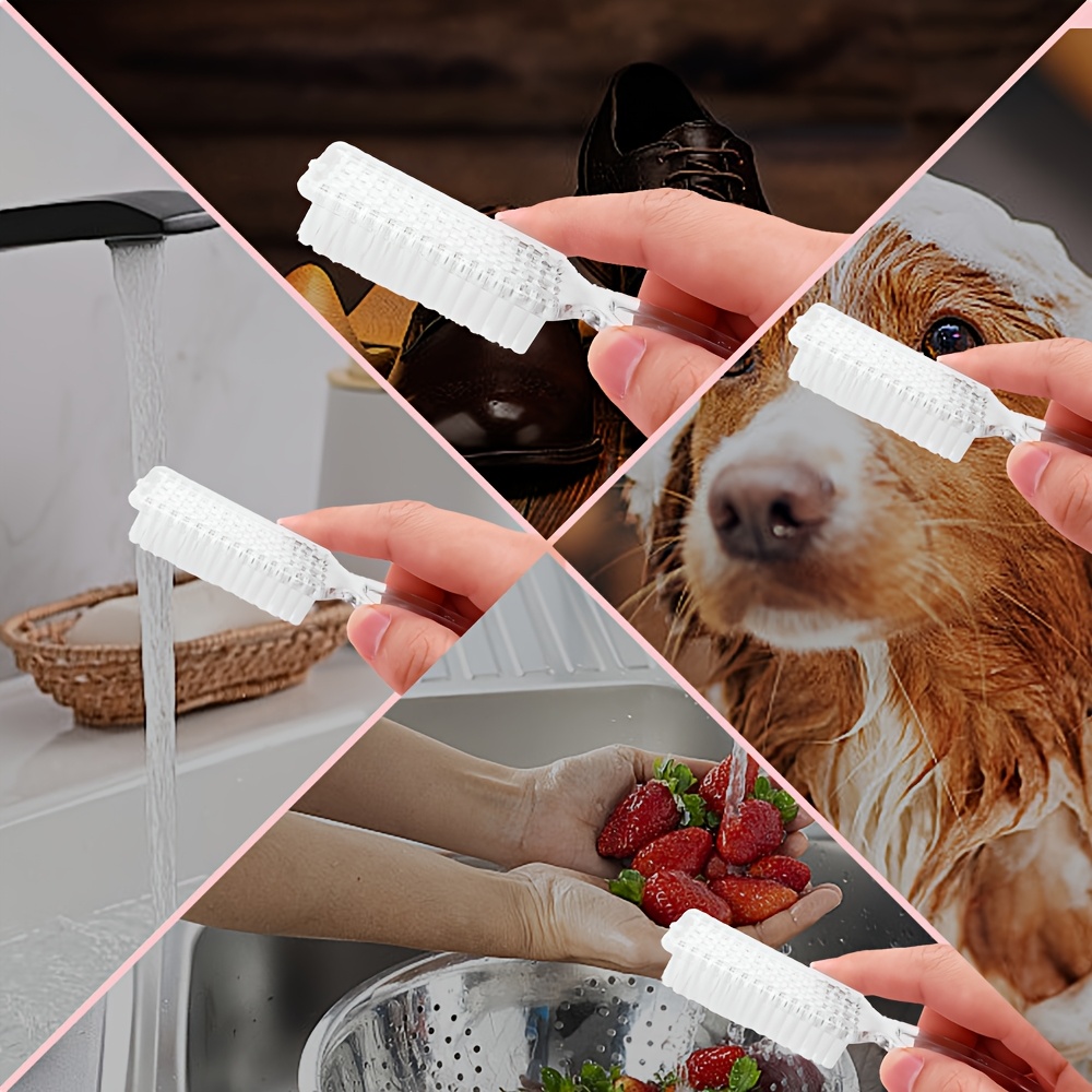 Multifunctional Transparent Nail Cleaning Brushes Set