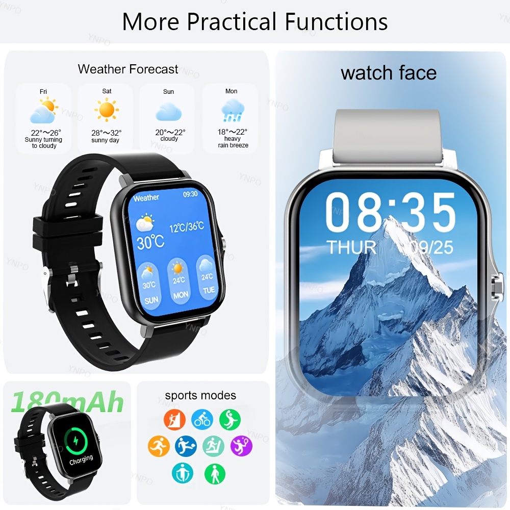 Smart Watch Compatible with Android/iPhone, Wireless Calling