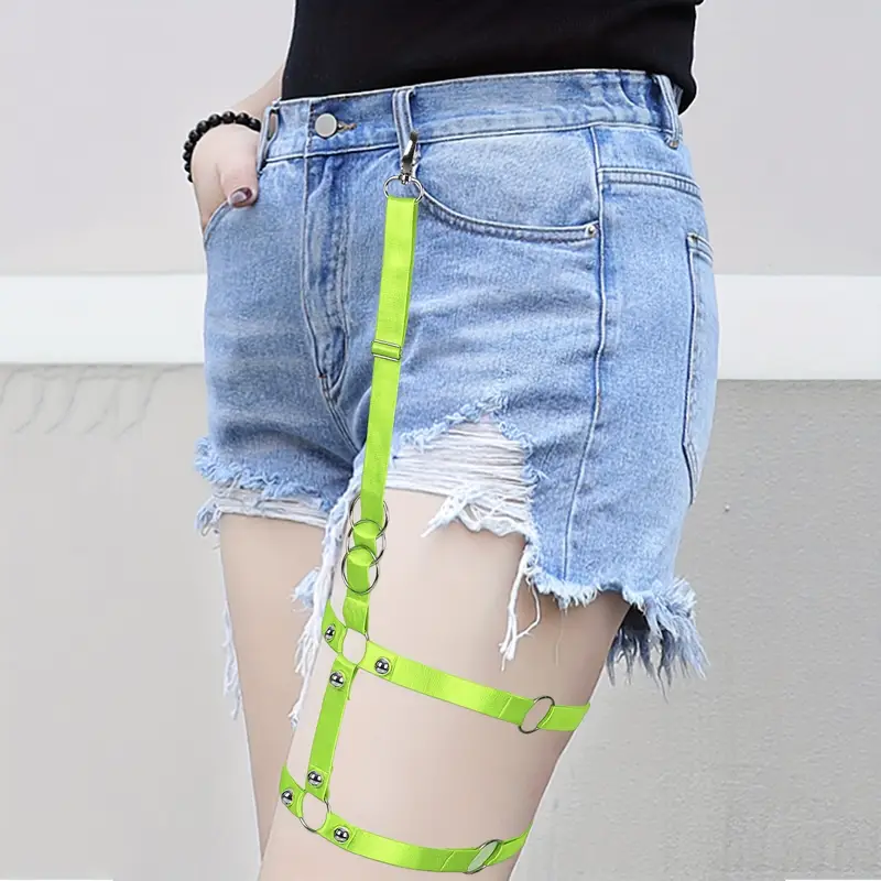plus size punk garter belt elastic single leg harness women - Temu plus size punk garter belt elastic single leg harness women - Temu