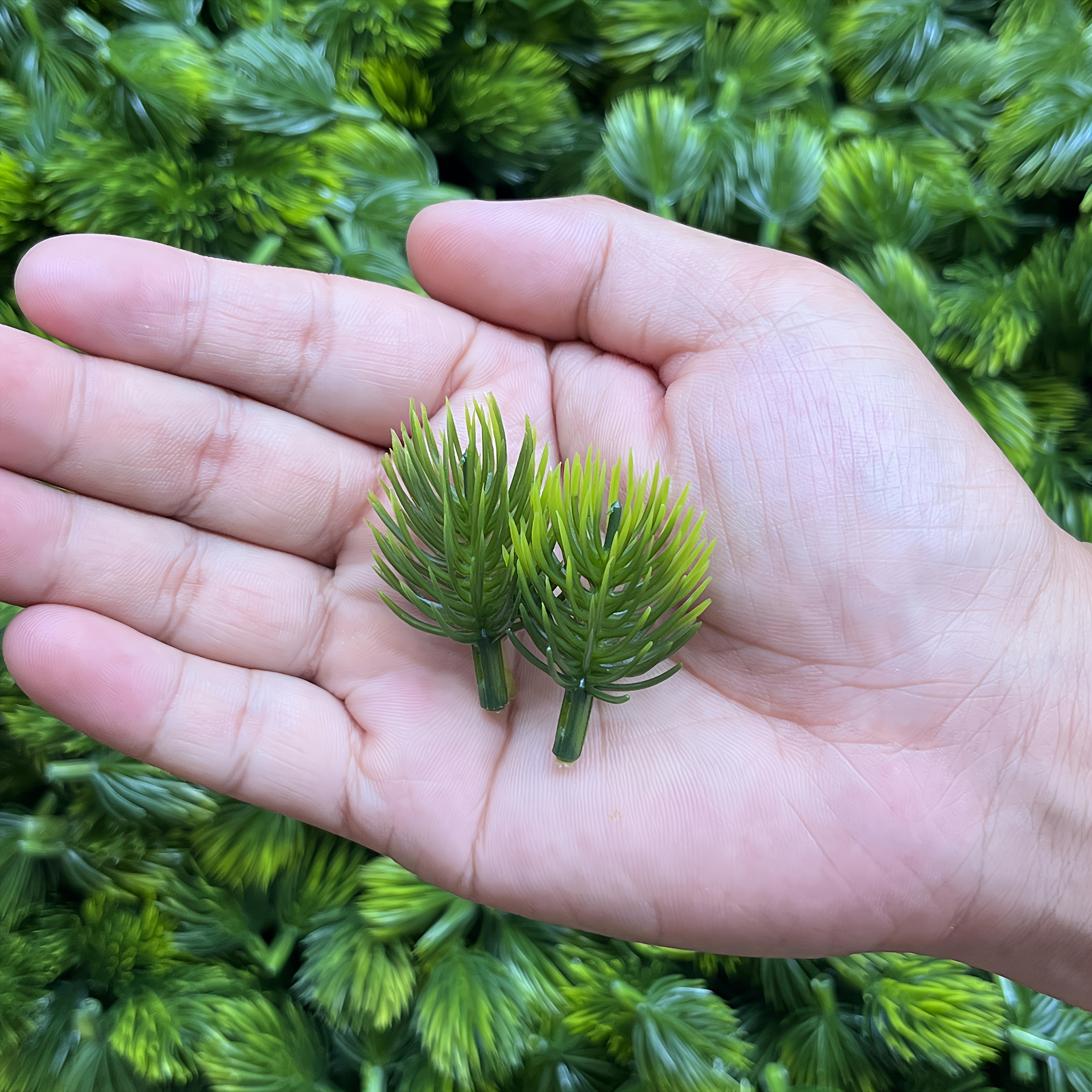 150pcs Artificial Pine Branches - Plastic Simulation Green Leaf Buds For Wreaths And Home Garden Decoration - Versatile Artificial Pine Branches Suitable For Christmas And Holiday Crafts