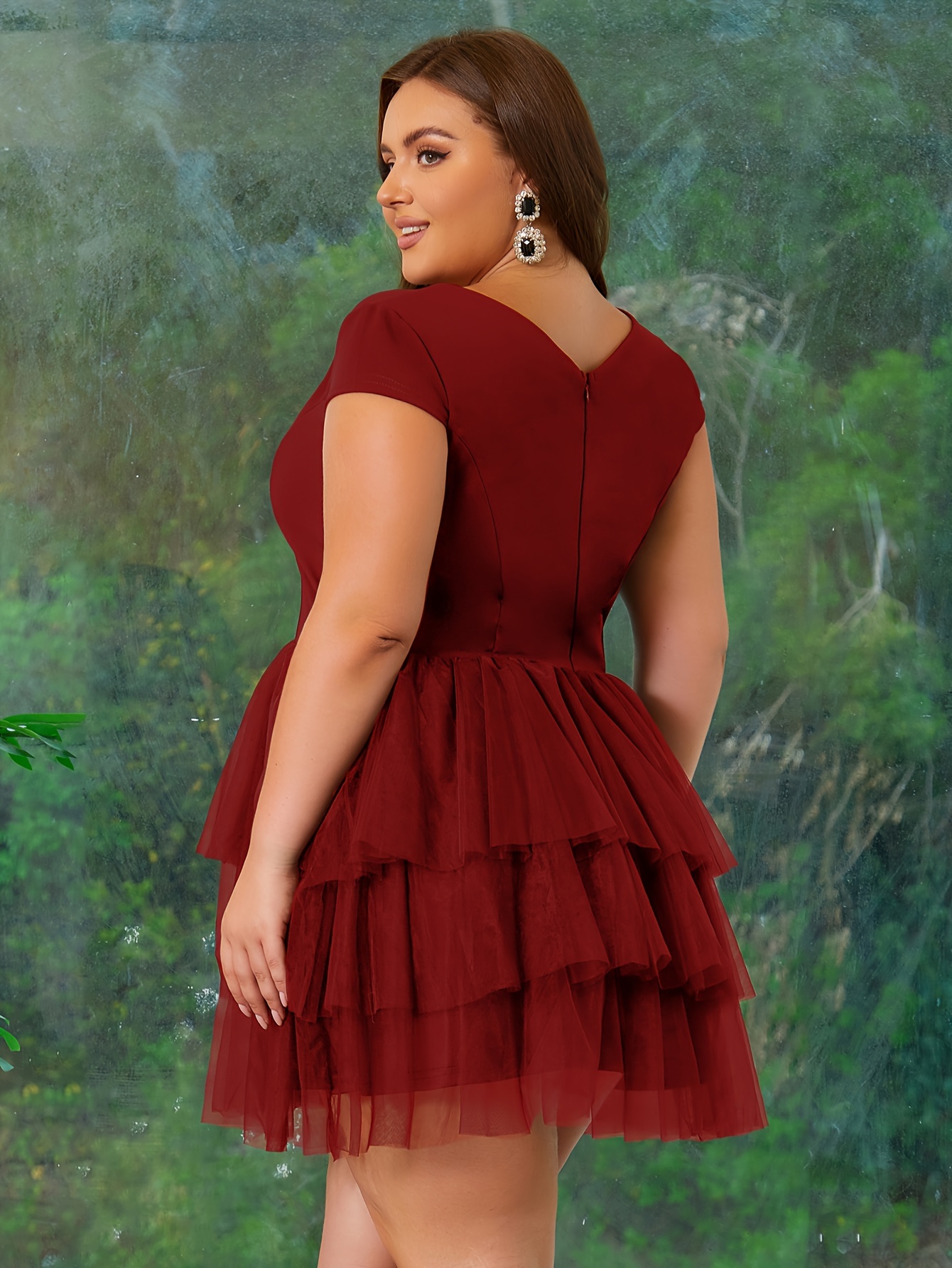 green emerald velvet dress Zapaka Women White Bodycon Graduation Dress Plus Size Off The Shoulder Satin Midi Cocktail Dress, White / US26W main image 1