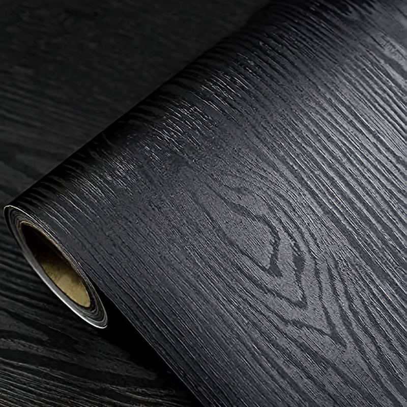 TEMU Self-adhesive Contact Paper Suitable For Countertops, Floors Suitable For Walls, Doors, Furniture - Pvc Wood Grain Removable Wallpaper With Wood