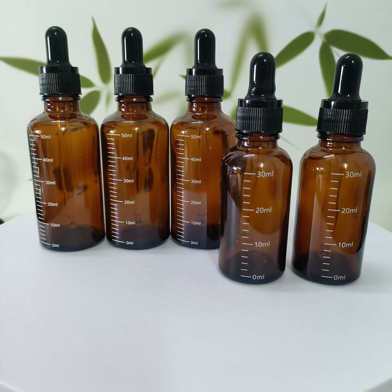 4 Oz Amber Glass Spray Bottles 4-Pack - Essential Oil Bottles With Fine Mist Sprayers