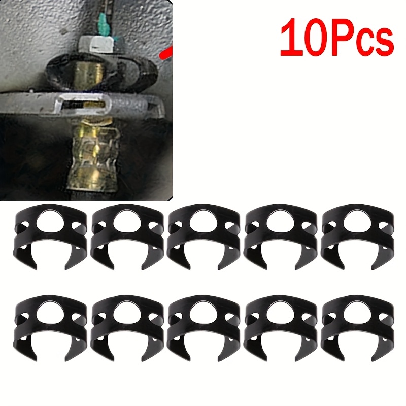 10pcs Brake Hose Holder Line Retaining Spring Clamp Clip 4d0611715b 171611715 For Vw Seat
