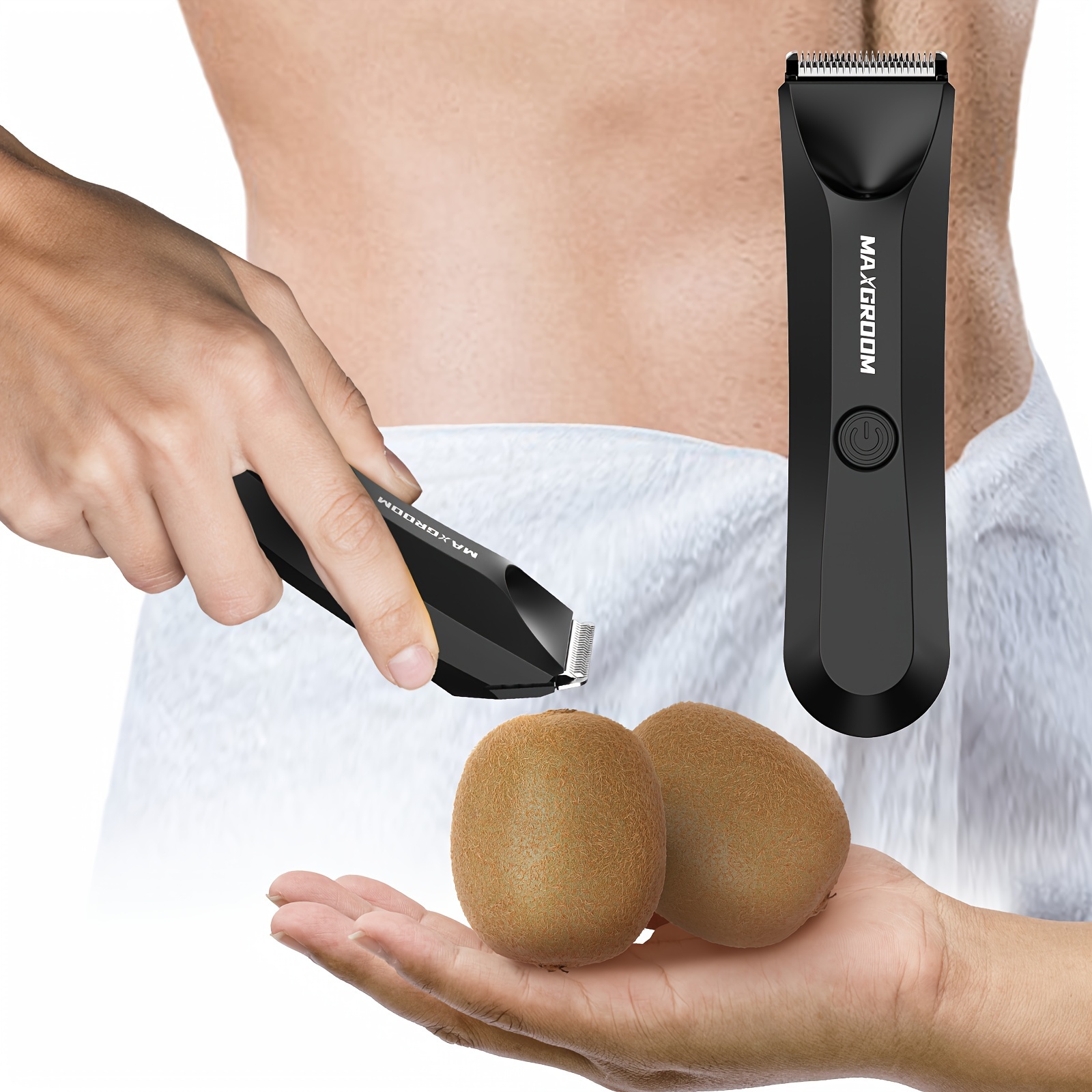 

Body Hair Trimmer Shaver For Men Ball Trimmer For Groin Pubic Replaceable Ceramic Blade Electric Razor Gifts For Men