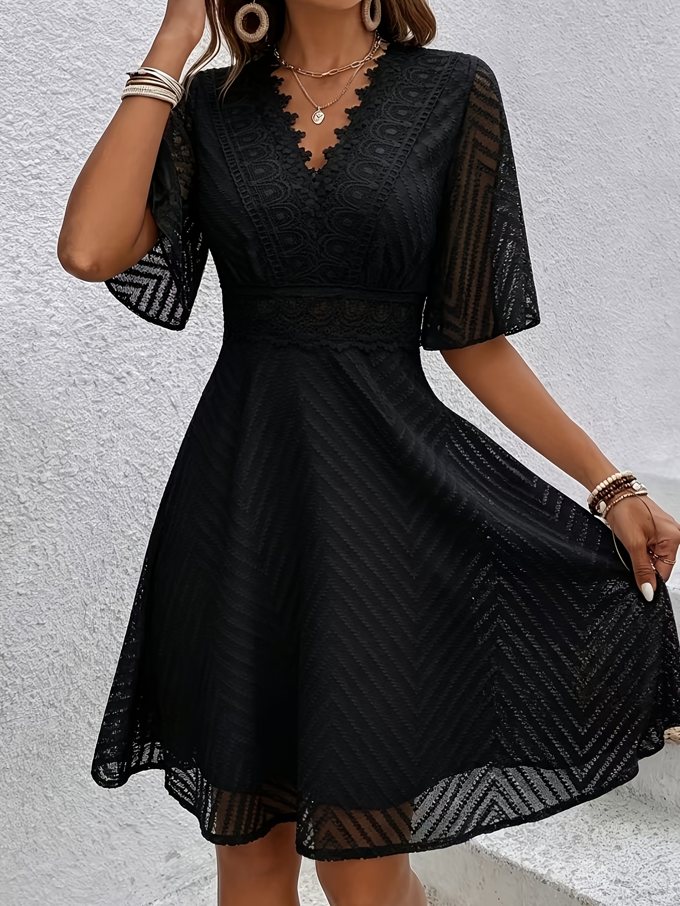 accessories for v neck black dress The 8 Best Necklaces for V-Neck Dresses