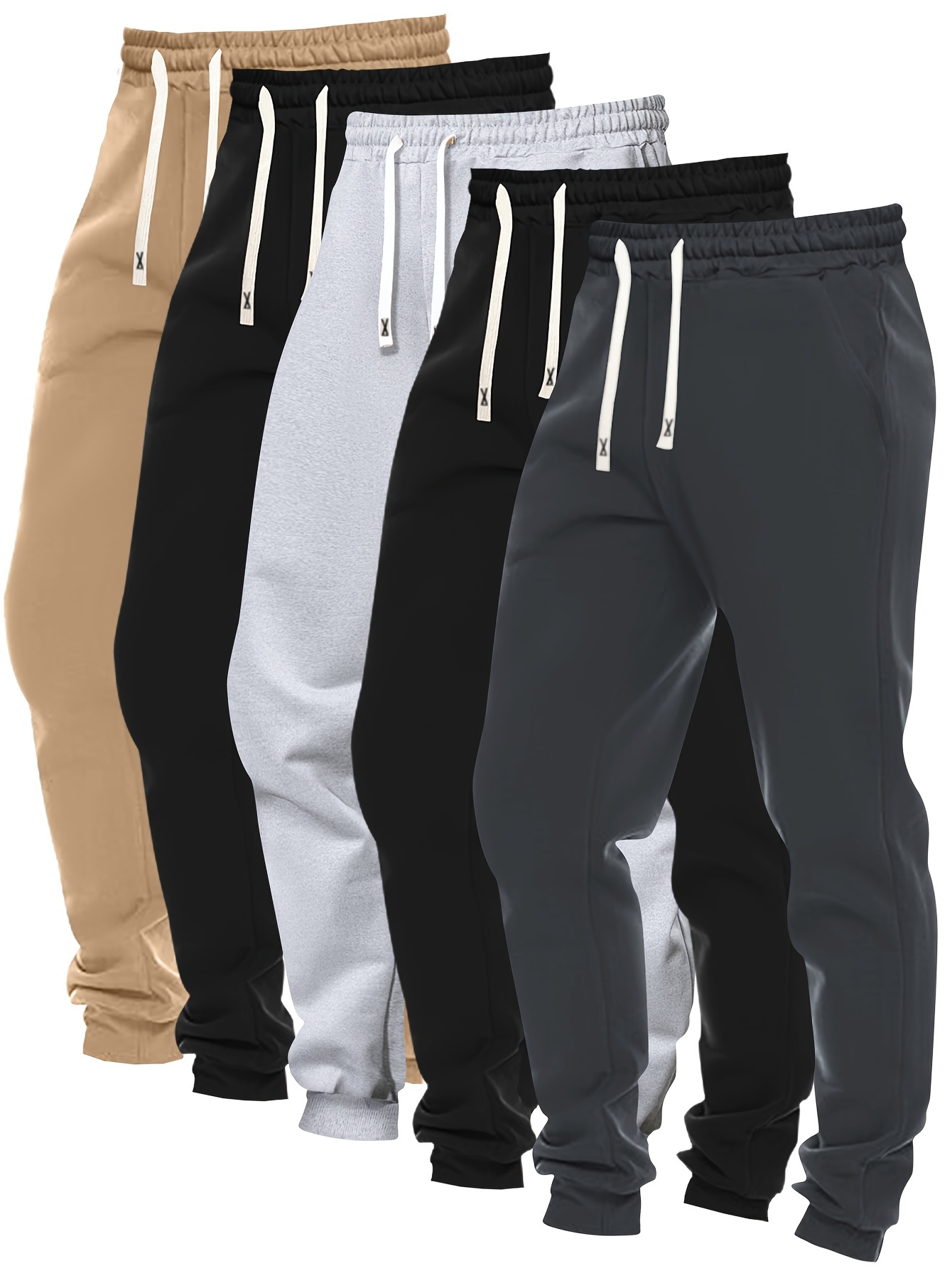 men' color regular fit cuffed sweatpants drawstring - Temu men' color regular fit cuffed sweatpants drawstring - Temu