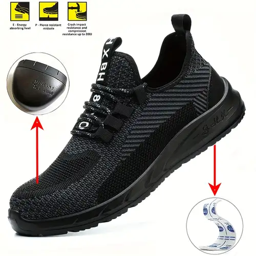 Scarpe Antinfortunistiche Uomo/Donna Con Punta In Acciaio - Leggere, Antiscivolo E Traspiranti - Foto 4