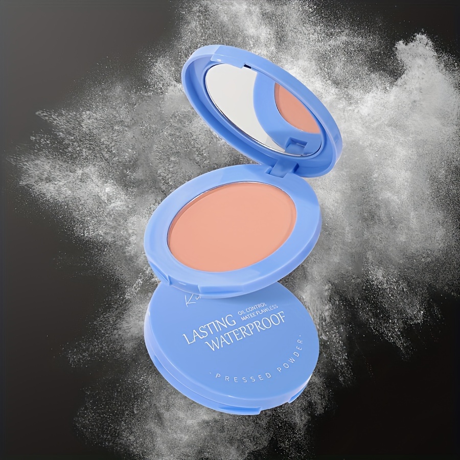 3-Color Oil-Control Matte Powder - Long-Lasting Flawless Setting Powder, Facial Makeup Loose Powder, Flawless Setting Powder Compact, Comes with a Puff, Translucent Loose Powder, an Oil-Control, Waterproof