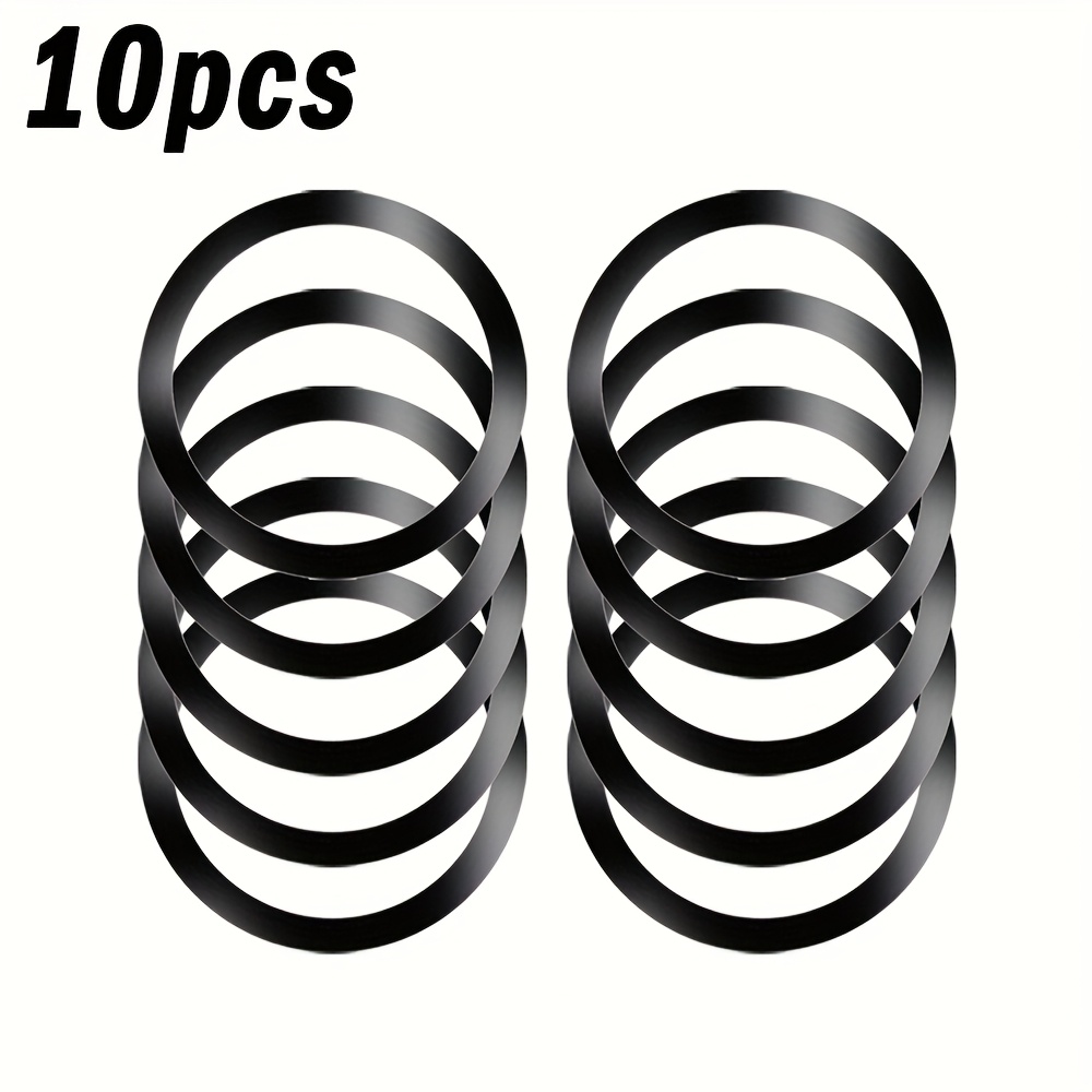 TEMU 10 Wireless Charging Magnetic Rings, Stainless Steel Patches, Suitable For All Phones, Car Phone Mounts, High Compatibility, Durable And