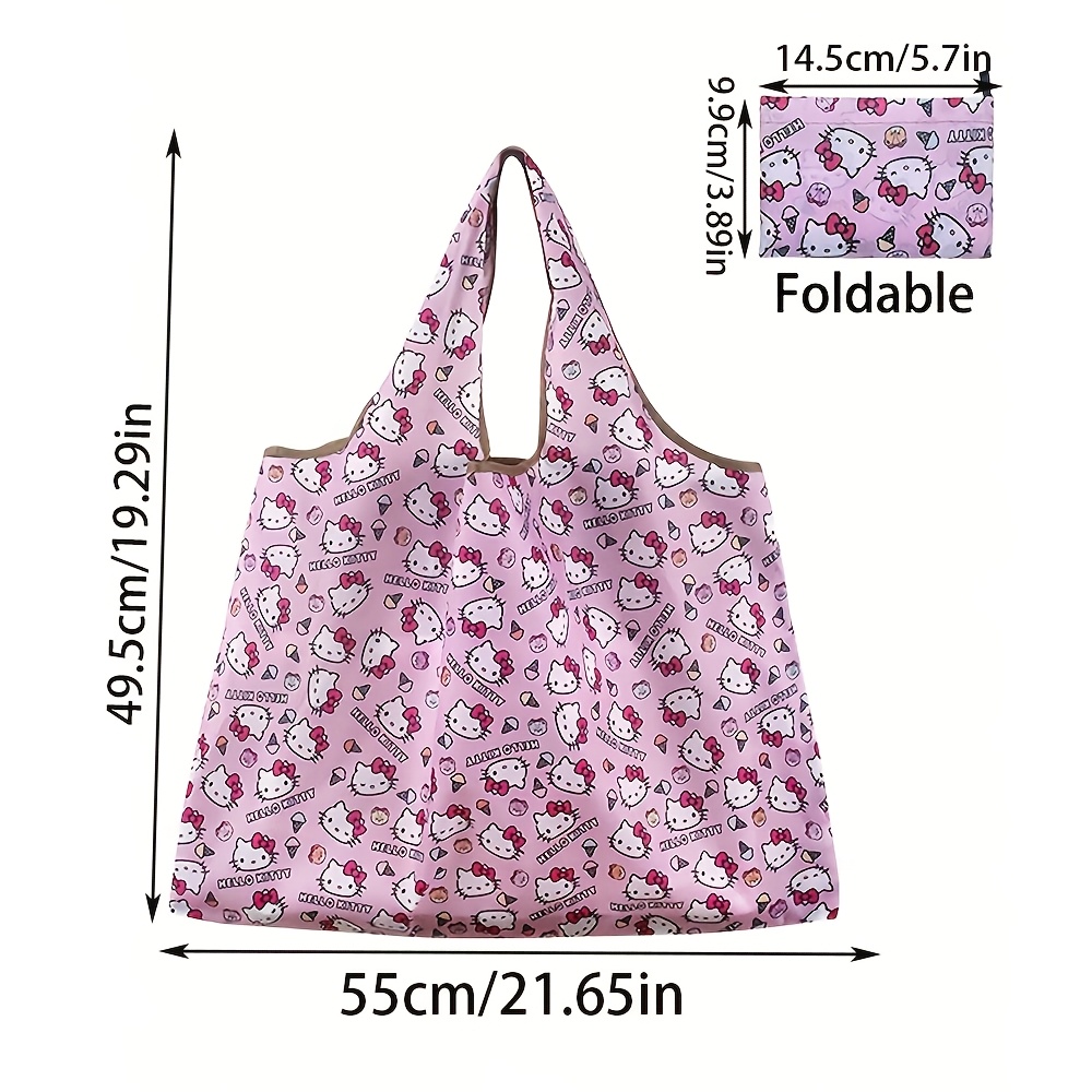 A Large-capacity Oxford Cloth Foldable Portable Storage Tote Bag, Shopping Bag