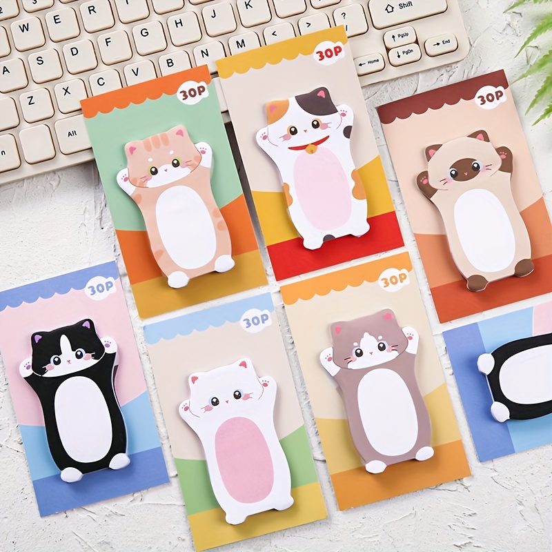 

Whiskerwonders 180- Cat Shaped , 6 For , , And Study Decorative Reminders