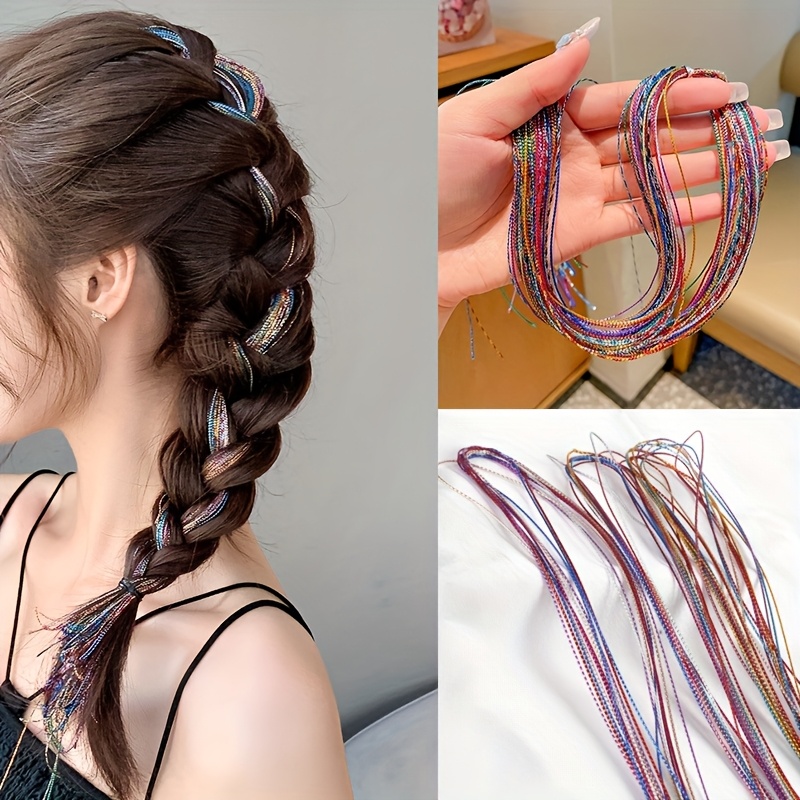 hair ribbon braids sold on Temu United States