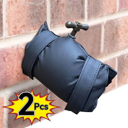 2pcs of Outdoor Faucet Covers to Prevent Freezing, Winter Faucet Insulation Sleeves That Are Easy to Remove, Suitable for Winter Warmth And Can Be Used in Other Locations