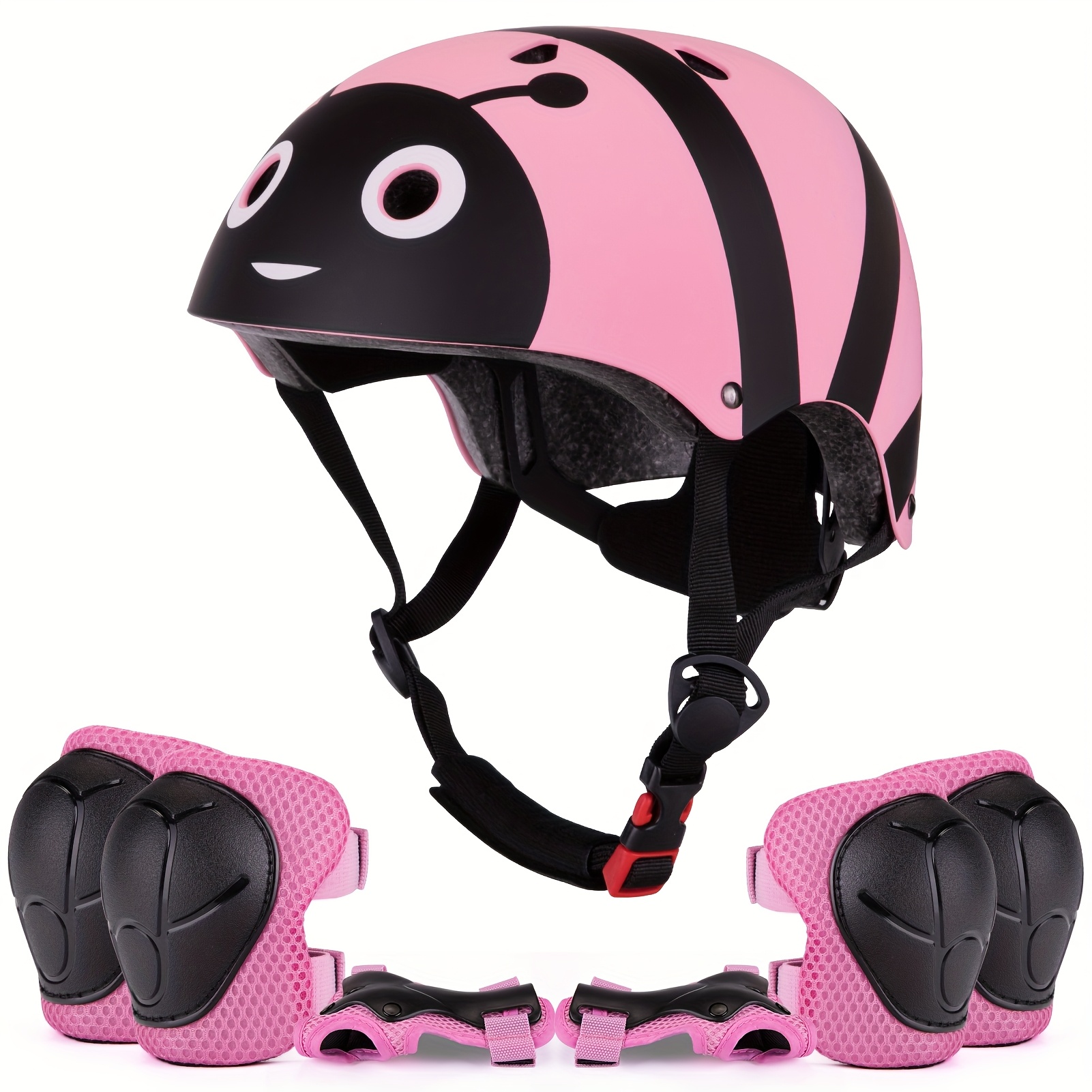 kids bike helmet set adjustable helmet ages 14 year boys Temu