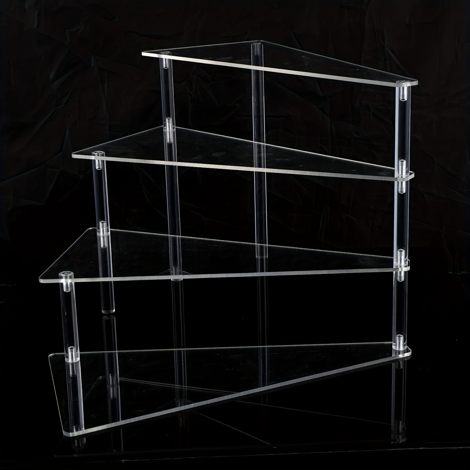Image of Acrylic Transparent Display Rack Cake Display Rack Suitable For Cake Display Seasoning Bottle Storage Cosmetic Decoration Very Suitable For Shops And Families