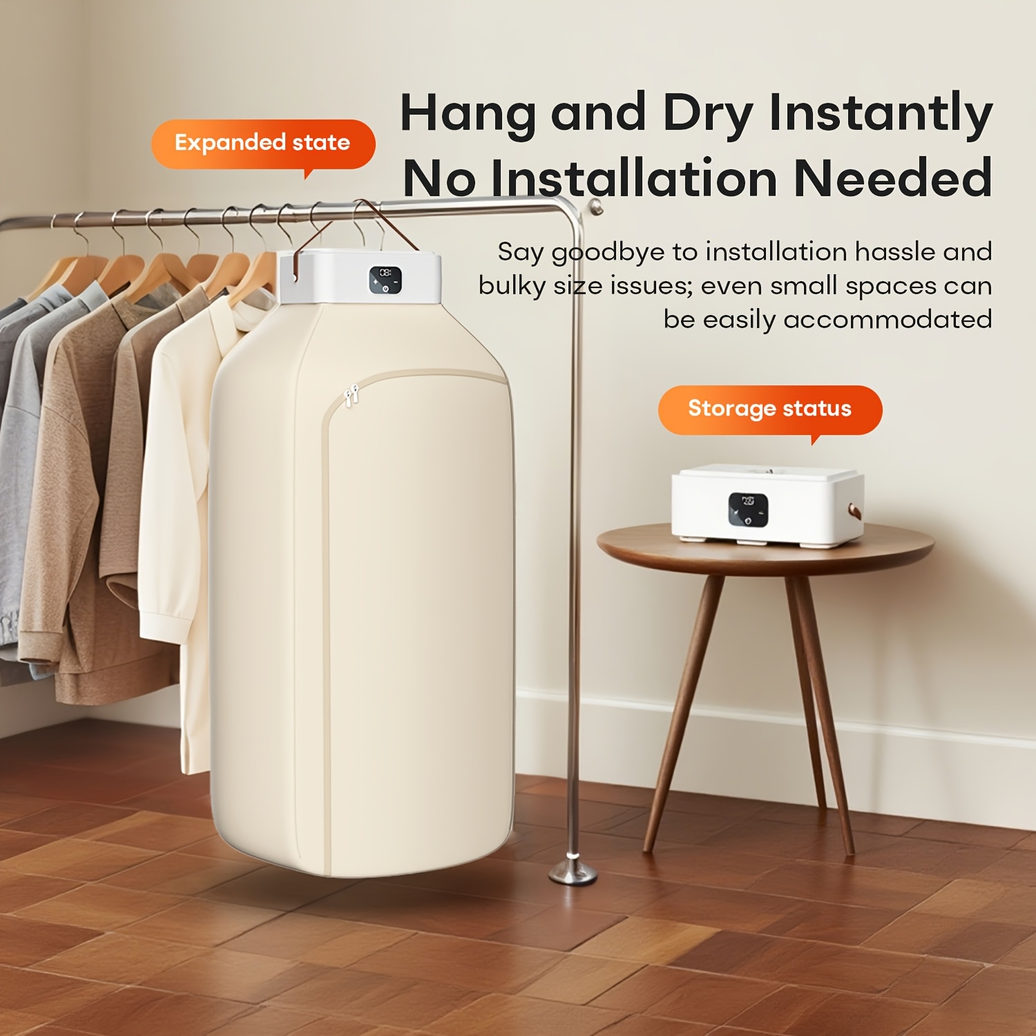 item picture 2026 spring new   clothes dryer       dryer machine with timing function   with dryer bagcaravan accessories must haves   small   apartments dorms rvs and more