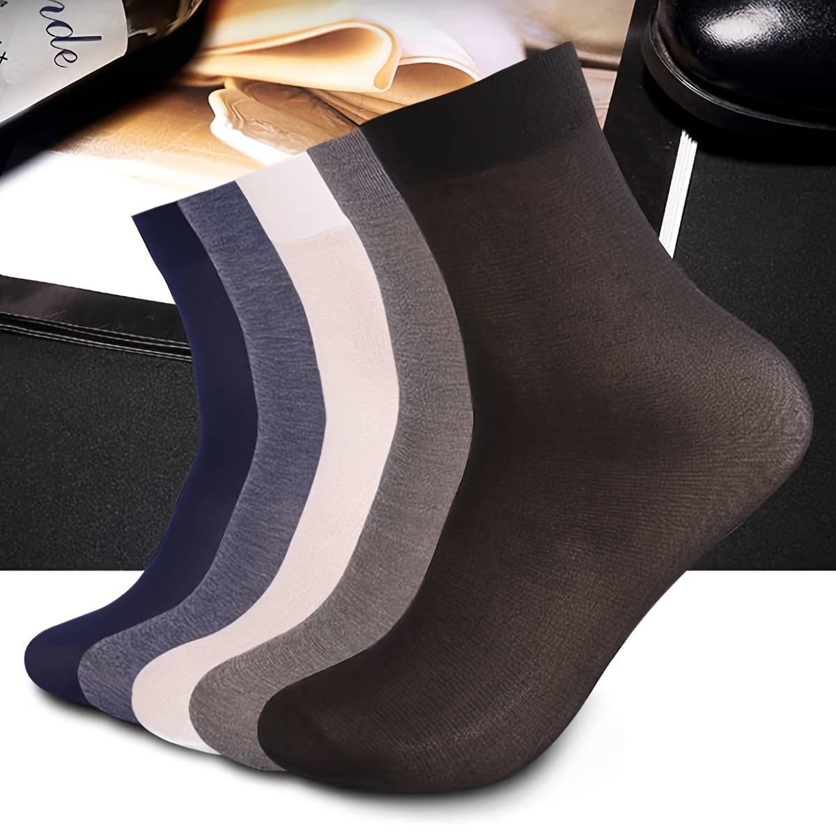 

20 Pairs Of Men's Short Stockings, Short Socks, Wear-resistant, Summer Thin, Breathable, Business Men's Socks, Ultra-thin Mid-calf Socks, Lightweight, Breathable, Non-stuffy, High Socks