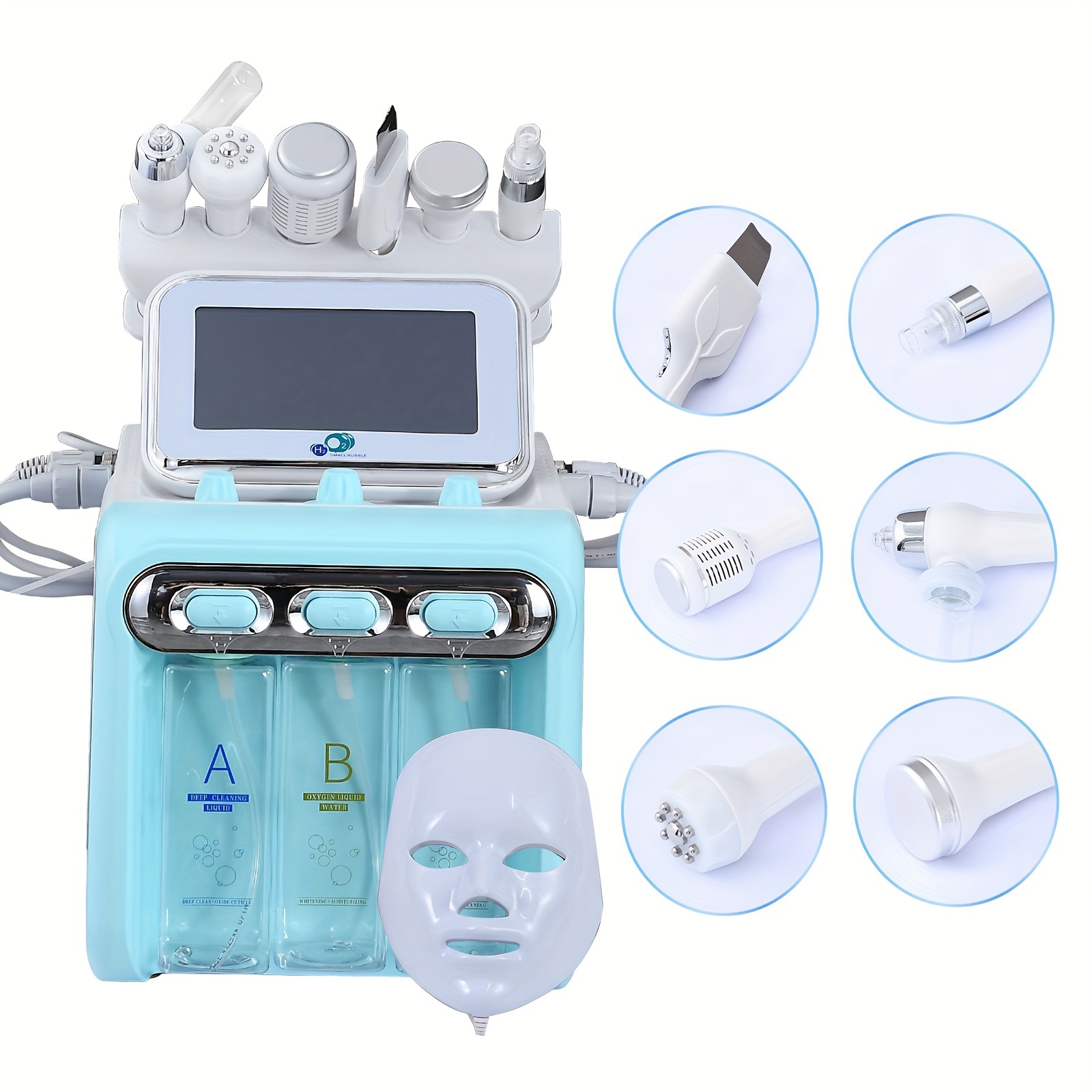 

7-in-1 Facial Massager, Facial Cleaning , Household Multifunctional , For And ,