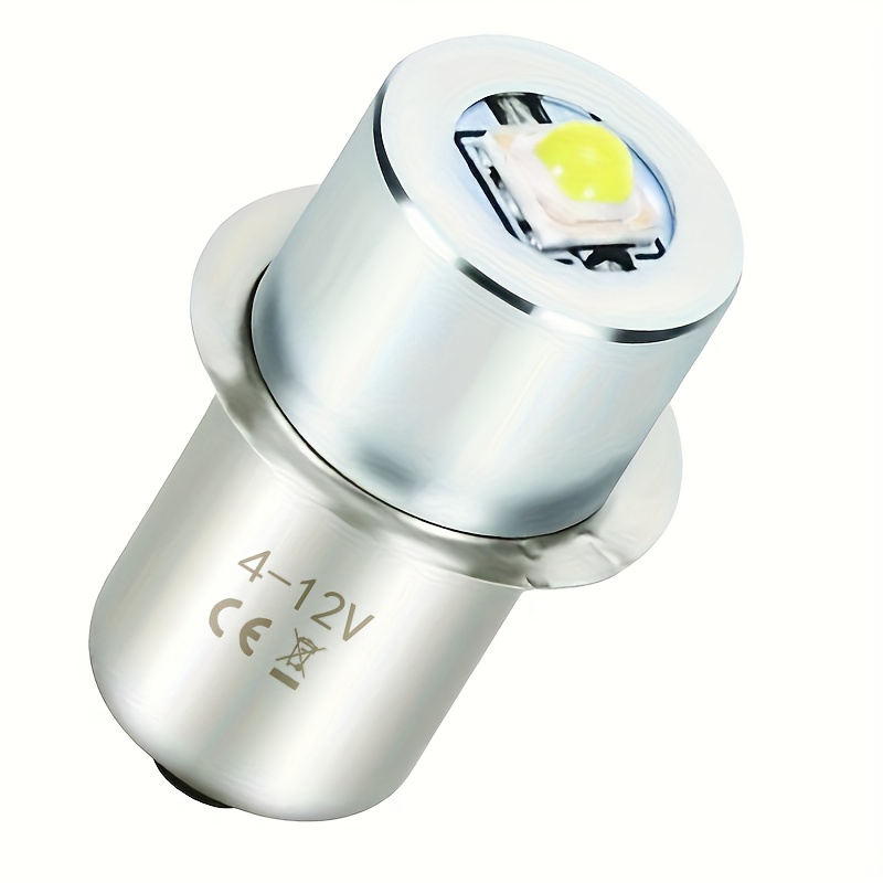 P13.5s Pr2 High Power Led Flashlight Bulb, 3v, Dc4-12v 3-30v Led Upgrade Bulb Replacement For, 3w 300lm 6000k, Led…: retailer-supplied image