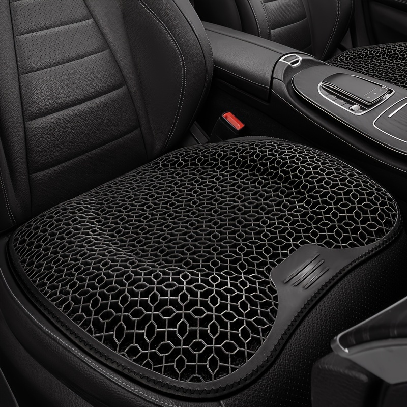 Image of Breathable Gel Cushion, Honeycomb Design Cooling Pad, Soft Seat Cushion, Anti-slip Chair Cushion Support
