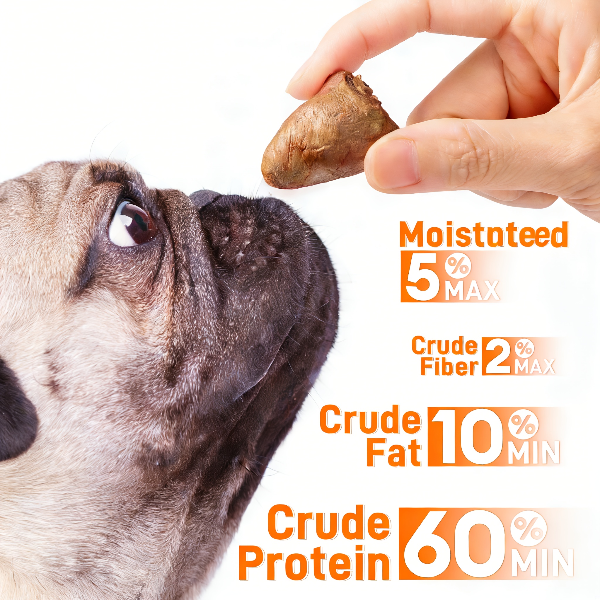   freeze dried chicken hearts   treats 17 63 oz 1 1 lbs high protein single     no additives preservatives training rewards and   topper Product details 5