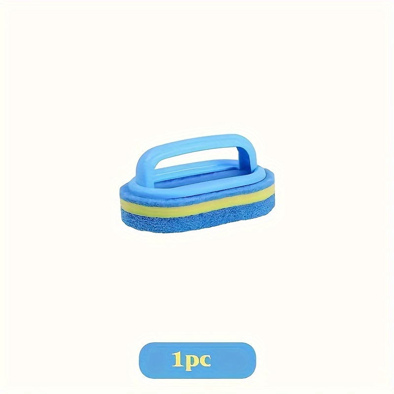 Handle Sponge Cleaning Brush, Can Be Used for Bathrooms, Bathtubs and Tile Cleaning Brushes, Kitchen Cleaning Sponge Wipes, Dishwashing Sponge Brushes, Pot Brushes, Durable Cleaning Sponges, Powerful Stain Removal, Cleaning Supplies, Strong Bathtub, Tile and Kitchen Sponge Cleaners, Durable Dishwashing Tools, Can Clean Efficiently